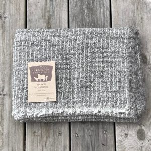 Villashaali Vohveli, harmaa/valkoinen