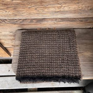 Villahartiahuivi, ruskea/musta