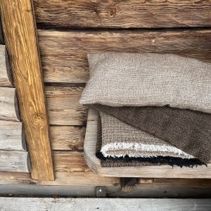 Villatyyny, ruskea/vaalea